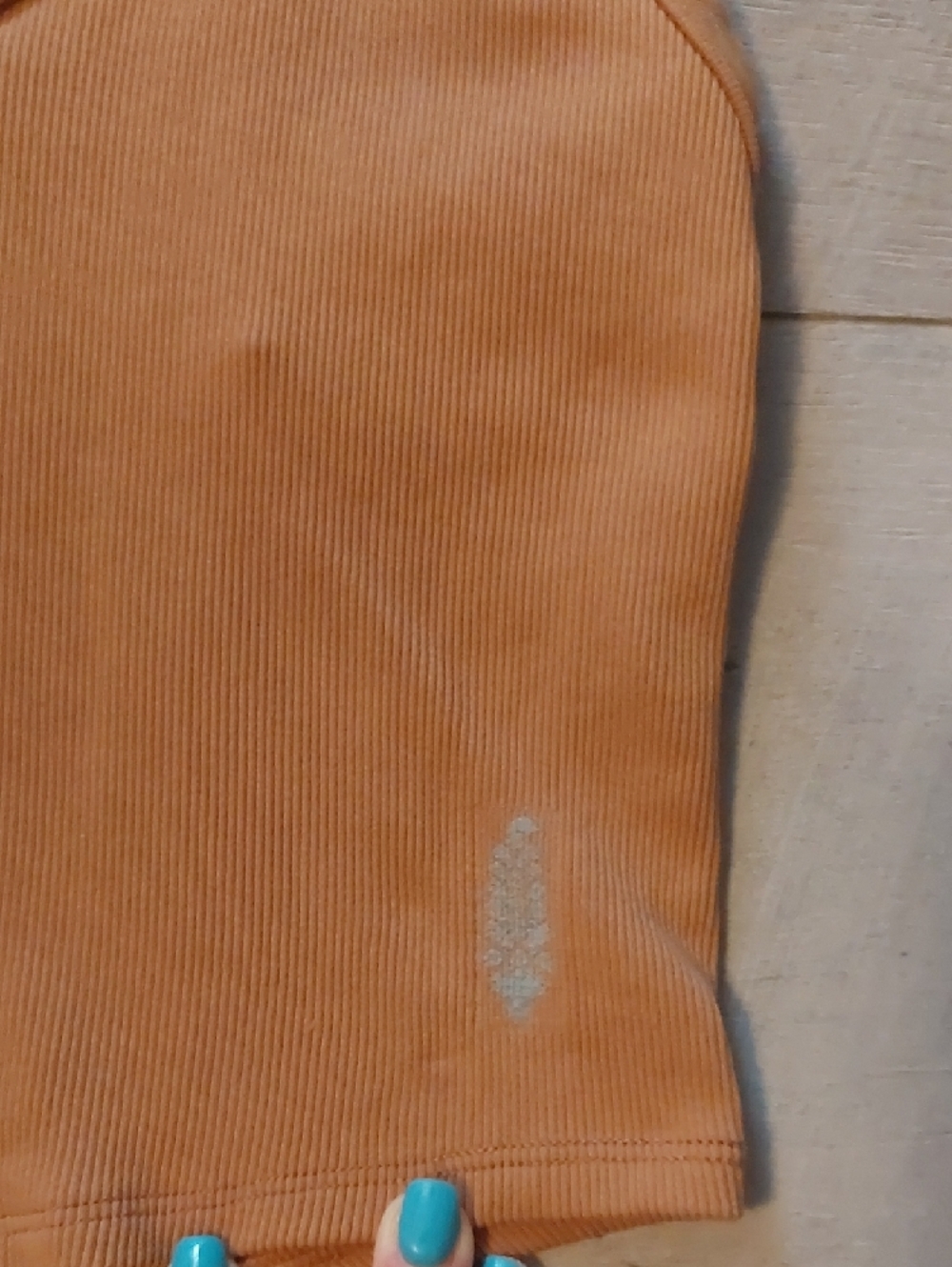 FP Movement Tan V-Neck Racerback Bralette Tank Washed Once Never Worn Size XS/S - Picture 4 of 4